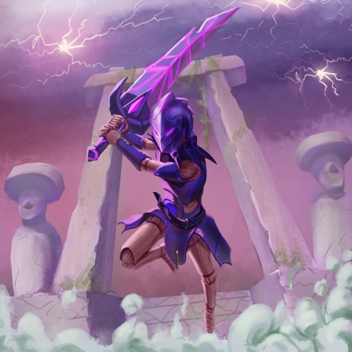 knight Illustration Comission_painting final